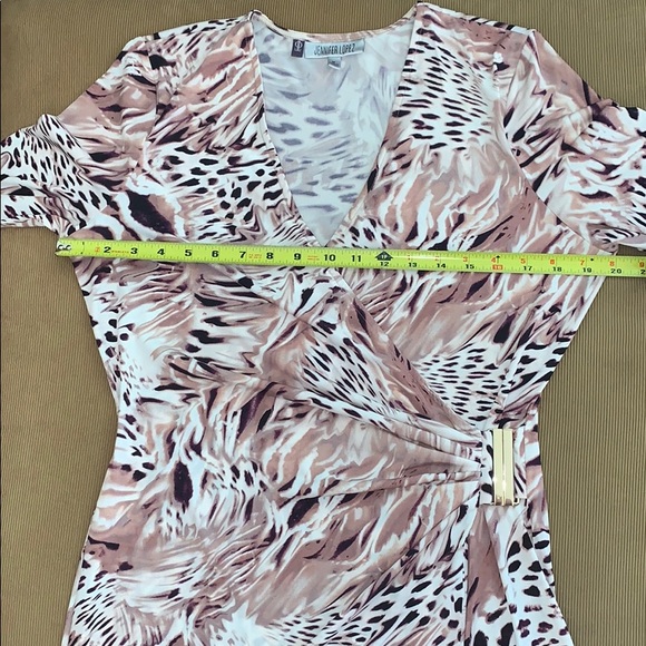 Jennifer Lopez Leopard Dress - Picture 6 of 8